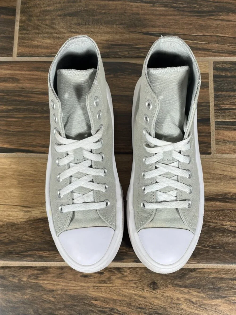 Converse Chuck Taylor All Star Move Womens 8 Shoes Slate Sage Platform Sneakers - Picture 12 of 13
